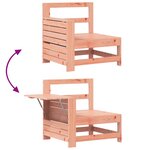 vidaXL Salon de jardin 5 Pièces bois massif sapin de douglas