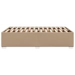 vidaXL Cadre de lit Cappuccino 120x200 cm Similicuir