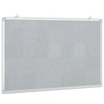 vidaXL Tableau blanc magnétique 100x60x1 7 cm aluminium
