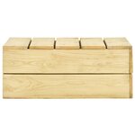 Salon de jardin meuble d'extérieur ensemble de mobilier 3 pièces avec coussins bois de pin imprégné 02_0015932