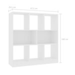 vidaXL Bibliothèque Blanc 97 5x29 5x100 cm Bois d'ingénierie