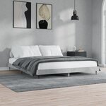 vidaXL Cadre de lit gris béton 160x200 cm bois d'ingénierie