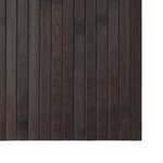 vidaXL Tapis rectangulaire marron foncé 70x500 cm bambou