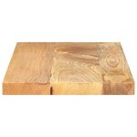 vidaXL Dessus de table 40x30x3 8 cm rectangulaire bois massif manguier