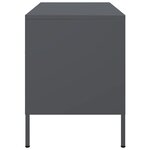 vidaXL Meuble TV anthracite 68x39x50 5 cm acier