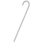 vidaXL Piquets de tente 12 Pièces 37 cm Ø10 mm acier galvanisé