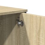 vidaXL Table console chêne sonoma 100x35x74 5 cm bois d'ingénierie