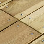 vidaXL Ensemble à manger de jardin 5 Pièces Bois de pin imprégné