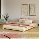 Lit double scandinave COMFY 180 x 200 blanc