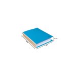 Paquet De 10 Chemises À Soufflet Dos Toilé Rock''s 320g/m2 - 24x32cm - Bleu - X 10 - Exacompta