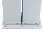 vidaXL Auvent latéral rétractable Crème 140 x 1000 cm
