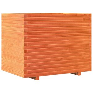vidaXL Jardinière cire marron 90x60x72 5 cm bois de pin massif