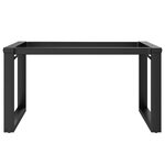 vidaXL Pieds de table basse cadre en O 70x60x43 cm acier