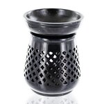 Diffuseur porte-encens Moucharabieh en pierre noire