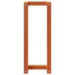 vidaXL Porte-serviette marron cire 23x18x60 cm bois de pin massif