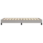 vidaXL Cadre de lit sans matelas gris clair 80x200 cm tissu