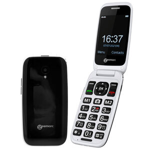 Geemarc cl8700 - téléphone portable senior à clapet grosses touches 4g