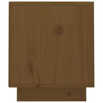 vidaXL Meuble TV Marron miel 70x34x40 cm Bois de pin massif