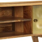 vidaXL Meuble TV Bois de manguier massif 120 x 30 x 45 cm