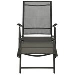 Salon de jardin meuble d'extérieur ensemble de mobilier 3 pièces textilène et aluminium noir 02_0016066