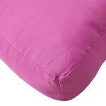 vidaXL Coussin de palette rose 60x60x12 cm tissu