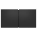 vidaXL Meuble TV suspendu Noir 60x30x30 cm