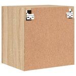 vidaXL Meubles TV muraux 2 Pièces chêne sonoma 40 5x30x40 cm