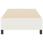 vidaXL Lit à ressort Crème 80x200 cm en tissu velours côtelé