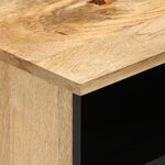 vidaXL Meuble TV 100x33x46 cm bois massif de manguier
