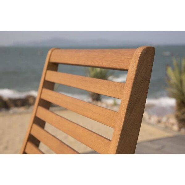 Lot de 2 chaises de jardin pliantes en Acacia FSC - 47 x 57,5 x H.89,5 cm