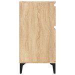 vidaXL Tables de chevet 2 Pièces chêne sonoma 40x35x70 cm