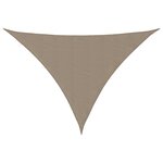 vidaXL Voile de parasol tissu oxford triangulaire 4x5x6 4 m taupe