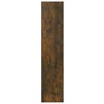 vidaXL Bibliothèque/Cloison Chêne fumé 60x30x135 cm Bois d'ingénierie