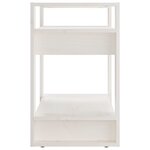 vidaXL Bibliothèque/Séparateur de pièce Blanc 60x35x57 cm Bois de pin