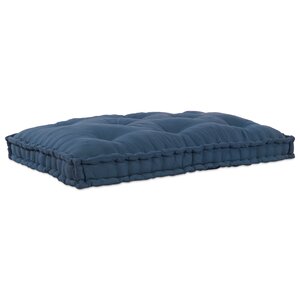 Coussin de canapé sur palette vidaXL en tissu bleu