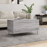 vidaXL Table basse Sonoma gris 90x44 5x45 cm Bois d'ingénierie