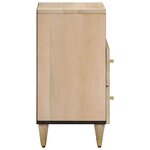 vidaXL Table de chevet 50x33x60 cm bois de manguier massif