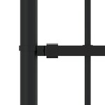 vidaXL Clôture de jardin avec sommet de lance Noir 190 cm