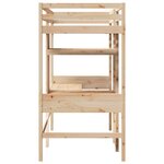 vidaXL Cadre de lit superposé sans matelas 80x200cm bois massif de pin