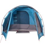 vidaXL Tente familiale 6 personnes bleu imperméable