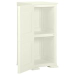 vidaXL Armoire plastique 40x43x85 5 cm design bois glace à la vanille