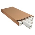 Recharge Papier Pour Tableaux De Conférence - 40 Feuilles Papier 60g Quadrillé - Impression Réglure Bleue 25x25mm - 63x98cm - Blanc - X 5 - Exacompta