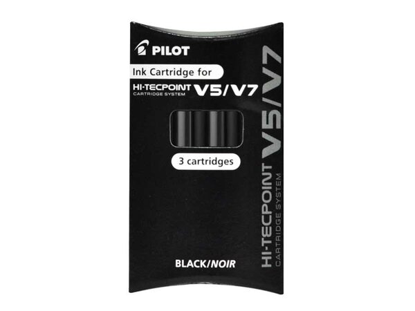 Set 3 Cartouches V5/7 Rechargeable Noir PILOT