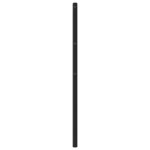 vidaXL Tête de lit métal noir 160 cm