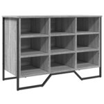 vidaXL Armoire à chaussures sonoma gris 90x38x61 5cm bois d'ingénierie