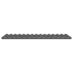 vidaXL Cadre de lit Gris 90x190 cm Bois de pin massif