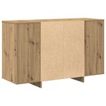 vidaXL Buffet en chêne Fait main bois d'ingénierie 120 x 41 x 75 cm