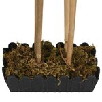 vidaXL Bambou artificiel 760 feuilles 120 cm vert