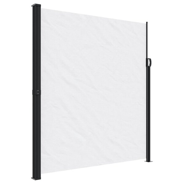 vidaXL Auvent latéral rétractable blanc 220x300 cm