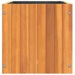 vidaXL Jardinière 35x35x35 cm bois massif d'acacia